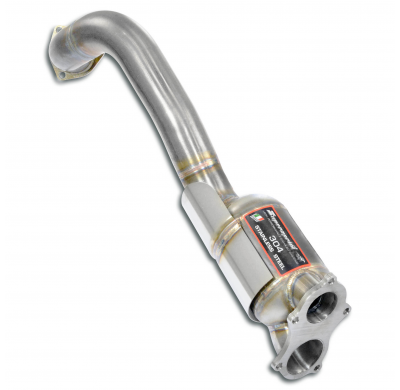 Catalizador metálico delantero izquierdo (elimina el filtro de partículas de gasolina) Sistema "Performance" 100% de acero inoxi