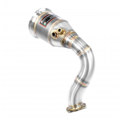 Downpipe derecho con catalizador metalico Kit de tubo de bajada 100% acero inoxidable PORSCHE 536 CAYENNE S Coupè 2.9L V6 (440 C