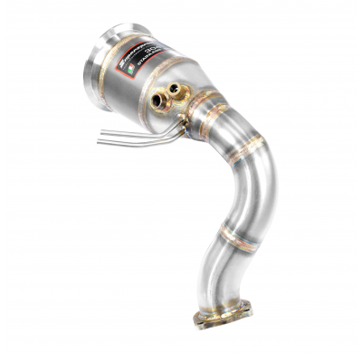 Downpipe derecho con catalizador metalico Kit de tubo de bajada 100% acero inoxidable PORSCHE 536 CAYENNE S Coupè 2.9L V6 (440 C