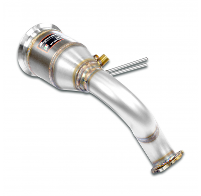 Downpipe izquierdo con catalizador metalico  Kit de tubo de bajada 100% acero inoxidable PORSCHE 536 CAYENNE S Coupè 2.9L V6 (44