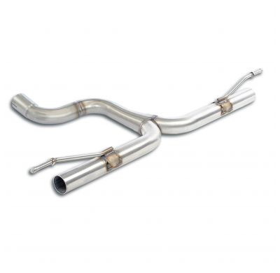 Rear pipe(Replaces rear muffler)   Sistema de escape "Cat.-back" 100% de acero inoxidable (para difusor original) - El parachoqu