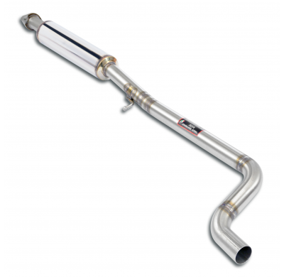 Centre exhaust   Sistema de escape "Cat.-back" 100% de acero inoxidable, salida "Stealth" derecha e izquierda (sistema para el p