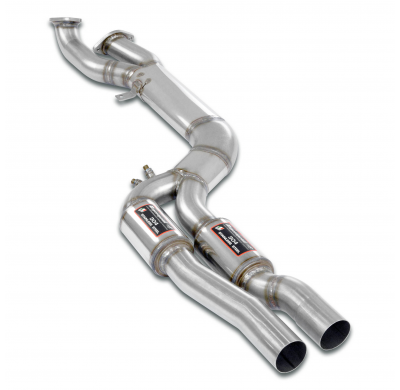 J-Pipe - resonante Sistema "J-Pipe" - Elimina el catalizador secundario + OPF - Solo kit completo BMW G81 M3 CS (S58 - 550 CV -