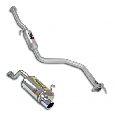 Sport package Ø50, "Cat.-Back" Sistema "Cat.-back" 100% de acero inoxidable HONDA CIVIC 3d. 1.3i / 1.5i / 1.6i '92 -> '95 Sport