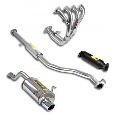 Sport package Ø50, Complete system Sistema completo 100% de acero inoxidable HONDA / ACURA INTEGRA Coupè 1.8 VTi (170 CV - 180 C