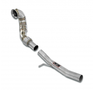 Downpipe (Replaces catalytic converter)  Sistema 100% de acero inoxidable - Sobredimensionado Ø80 mm - Ø70 mm VW GOLF VIII GTI