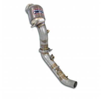 Downpipe Right + convertidor precatalítico metálico Elimina el catalizador secundario + GPF Sistema 100% Acero Inox tamaño grand