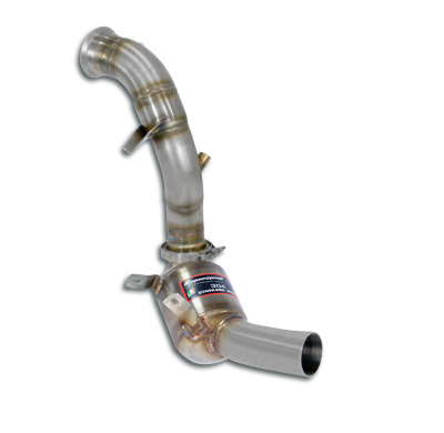 Downpipe Right + convertidor catalítico metálico Elimina el catalizador primario + GPF Sistema 100% Acero Inox tamaño grande 2 x