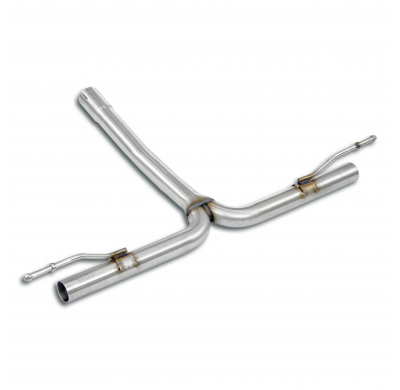 Rear pipe(Replaces rear muffler) Difusor trasero "Cat.-back" 100% acero inoxidable, salida derecha e izquierda - Para Tiguan R -