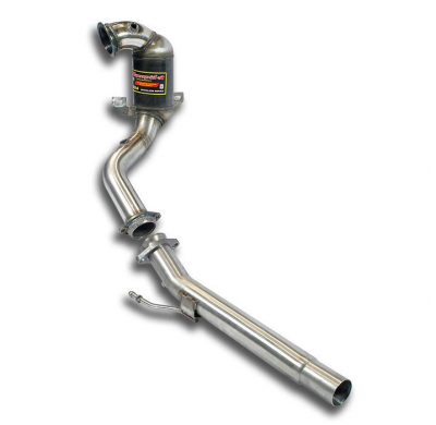 Downpipe + Metallic catalytic(Deletes GPF)   Sistema 100% de acero inoxidable, sobredimensionado Ø60 mm -> Ø55 mm VW TIGUAN 1.4