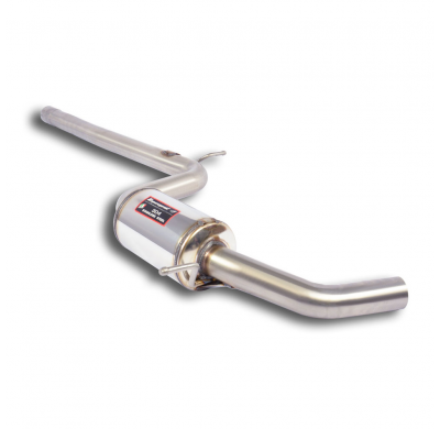 Silencioso central  Sistema 100% de acero inoxidable - Sobredimensionado Ø90mm>Ø76mm CUPRA LEON 2.0 TSI (300 CV - modelos con GP