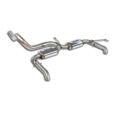 Rear exhaust "Sport"   Escape trasero "Stealth" 100% de acero inoxidable - Para parachoques trasero OEM - Para los modelos con e
