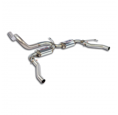Rear exhaust "Sport"    Escape trasero 100% de acero inoxidable - Para parachoques trasero "308 GTi" - Para los modelos con esca