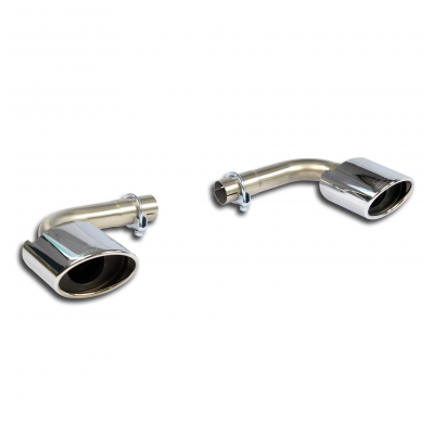 Colas de escape kit derecho-izquierdo 145x95 Sistema de escape trasero "Cat.-back" 100% acero inoxidable, salida derecha e izqui