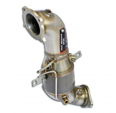 Downpipe + catalizador metalico 100CPSI Tubo de escape descendente 100% acero inoxidable - (Elimina el filtro de partículas de g