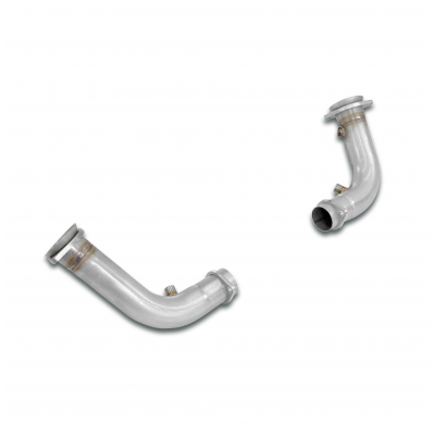 Kit de tubos delanteros derecho - kit izquierdo (reemplaza el catalizador) Sistema de escape de tubo largo 100% acero inoxidable