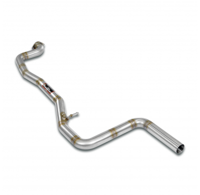 Centre pipe  Sistema "Cat.-back" de acero inoxidable 100% sobredimensionado Ø57 mm - Solo kit completo Alfa Romeo TONALE 1.5i Tu