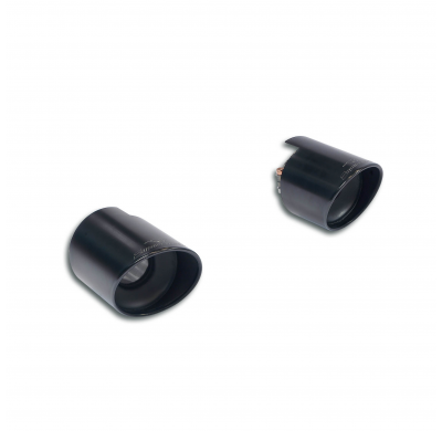 Endpipe kit Right O 120 - Left O 120 "Gun Metal Grey"  Kit de escape trasero derecho - izquierdo para la sección central OEM - S