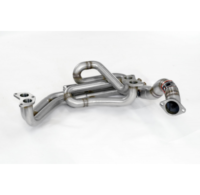Equal-Lenght Primary Headers, 4-1 design(Substitucion pre-catalizador ) Sistema completo 100% acero inoxidable, arce Ø63,5 mm TO