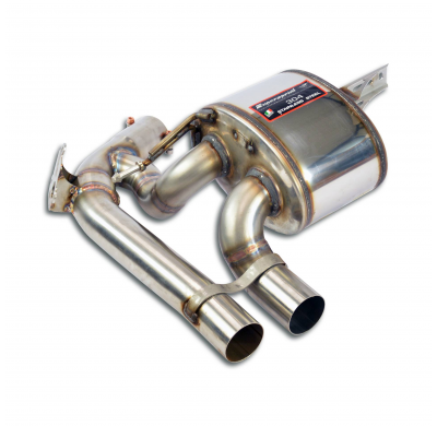 Silenciador trasero Dual Sound izquierdo con válvula Sistema 100% de acero inoxidable - Solo kit completo BMW F87 M2 Competition
