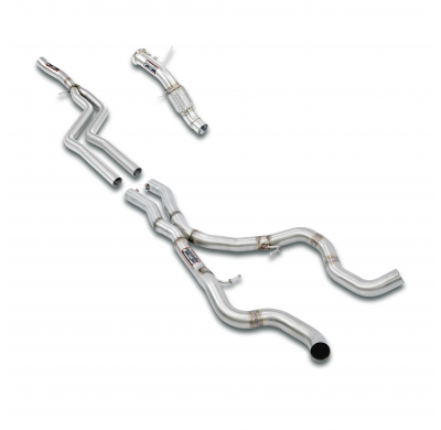 Paquete de alto rendimiento, tamaño extragrande 2 x Ø60 mm Paquete de deporte y sonido BMW E93 Cabrio 335d (286 CV) '06 -> Perfo