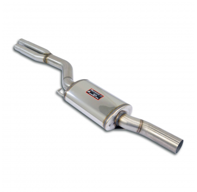 Centre exhaust  Sistema 100% acero inoxidable "RS4 Quattro", sobredimensionado 2 x Ø63,5 mm -> 1 x Ø80 mm - Solo kit completo AU