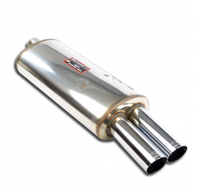 Silencioso trasero OO76 Sistema 100% de acero inoxidable, tamaño extragrande 1 x Ø54 mm BMW E30 325e (Sedan - Coupè - Euro Model
