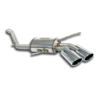 Rear exhaust Right 120x80 Sistema 100% de acero inoxidable, 2 x Ø60 mm MERCEDES W164 ML 450 CDi V8 (306 CV) 2009 -> 2011 Rear ex