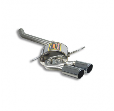 Rear exhaust Left OO80  Sistema 100% de acero inoxidable, 2 x Ø60 mm MERCEDES W164 ML 500 / 550 V8 (5.5i - 388 CV) 2008 -> 2011