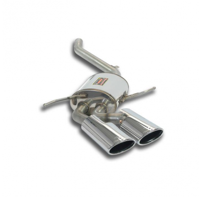 Rear exhaust Left 120x80  Sistema 100% de acero inoxidable, 2 x Ø60 mm MERCEDES W164 ML 450 CDi V8 (306 CV) 2009 -> 2011 Rear ex