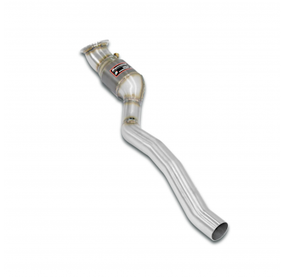 Catalizador metalico delantero derecho Sistema 100% de acero inoxidable. Tamaño extragrande: 2 x Ø70 mm -> Ø65 mm. FERRARI F60 A