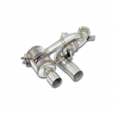 Silencioso trasero izquierdo con valvula Sistema "Cat.-back" 100% de acero inoxidable FERRARI F12tdf Berlinetta 6.3L V12 (780 CV