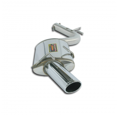 Escape trasero izquierdo O100 Sistema de escape trasero "Cat.-back" 100% de acero inoxidable, 2 x Ø65 mm - Solo kit completo CHE