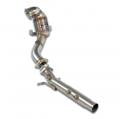 Kit de tubo de escape turbo + convertidor catalítico metálico WRC 100 CPSI ALTERNATIVA: Downpipe kit para sistema de escape OEM,