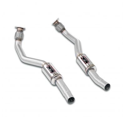 Kit de escape delantero derecho + izquierdo Sistema 100% de acero inoxidable PORSCHE MACAN GTS 2.9L V6 (440 CV) 2022 -> Front ex