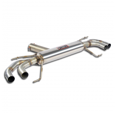 Silencioso trasero "Sport" Sistema "Cat.-back" 100% de acero inoxidable, sobredimensionado Ø76 mm - Solo kit completo MASERATI G