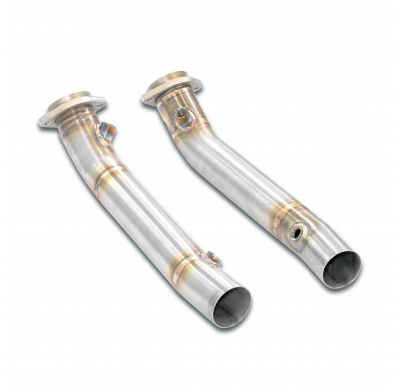 Downpipe Right - Left(For OEM headers)   Sistema 100% Acero Inox, 2 x Ø63mm -> 2 x Ø60mm - Solo kit completo BMW E30 - V8 BMW S6