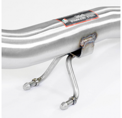 Turbo downpipe kit(Replaces catalytic converter) ALTERNATIVA: Downpipe kit para sistema de escape OEM, Ø70 mm - Ø65 mm VW ARTEO