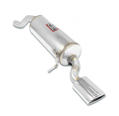 Rear exhaust Ov. 120x80 Kit de silenciador trasero 100% de acero inoxidable, para el parachoques trasero de serie - Solo kit com