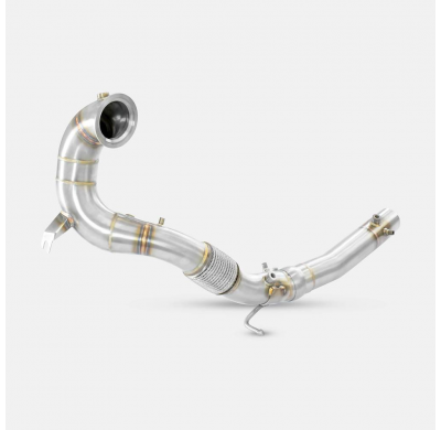 Turbo downpipe kit(Replaces catalytic converter - Deletes GPF) Sistema 100% de acero inoxidable, sobredimensionado Ø90mm-> Ø70mm