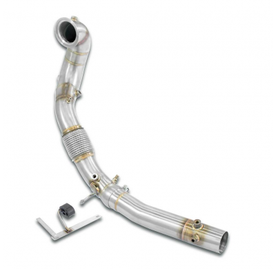 Turbo downpipe kit(Replaces catalytic converter - Deletes GPF) Sistema 100% de acero inoxidable, sobredimensionado Ø90mm-> Ø70mm