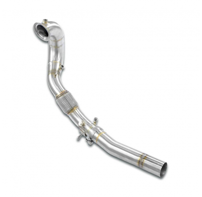 Downpipe (Replaces catalytic converter) Sistema 100% de acero inoxidable - Sobredimensionado Ø80 mm - Ø76 mm - Solo kit complet