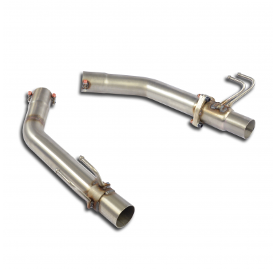 Kit Tubos De Salida Derecho-Izquierdo Para Válvula Eléctrica - Honda Civic 2.0i Turbo Type-R (310 Cv) 2015 ->  Supersprint