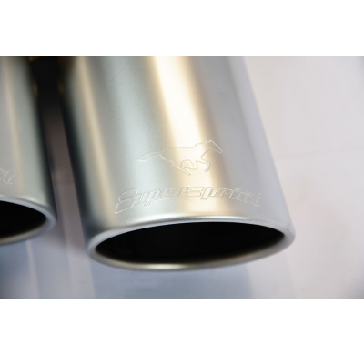 Kit Colas De Escape Derecha-Izquierda "Satinadas" Oo90 - Bmw F26 X4 35i Xdrive (306 Cv) 07/2014 -> (Twin Pipe System) Supersprin
