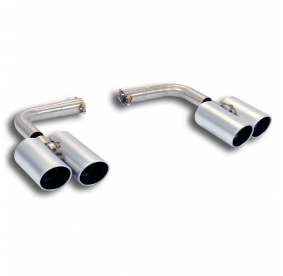 Kit Colas De Escape Derecha-Izquierda "Satinadas" Oo90 - Bmw F26 X4 35i Xdrive (306 Cv) 07/2014 -> Supersprint