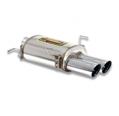 Silencioso trasero izquierdo OO90(Race Tips) Sistema completo 100% de acero inoxidable, 2 x Ø70 mm BMW E60 (Sedan) M5 5.0i V10 '