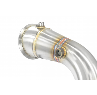 Turbo downpipe kit Derecho-Izquierdo (Reemplaza catalizador)Accepts the stock "Cat.-Back" system 100% Stainless steel system BMW