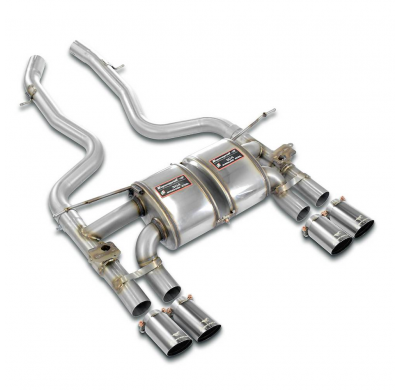 paquete de silenciador trasero Paquete de rendimiento BMW F82 M4 (431 CV - modelos con OPF) 2018 -> (con válvula) Rear muffler p