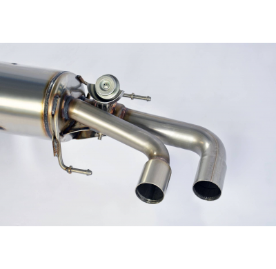 Rear Exhaust Right + Left With Valves - Alfa Romeo Giulia Quadrifoglio 2.9i V6 Bi-Turbo (510 Cv) 2016 -> (With Valve) Supersprin