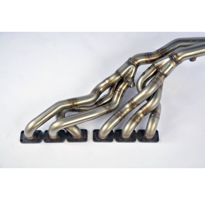 Colector Inox (Volante a La Derecha )Para Catalizador Original  - Bmw E39 Touring 520i / 523i '96 -> 8/'98 (Modelo Con Doble Oem